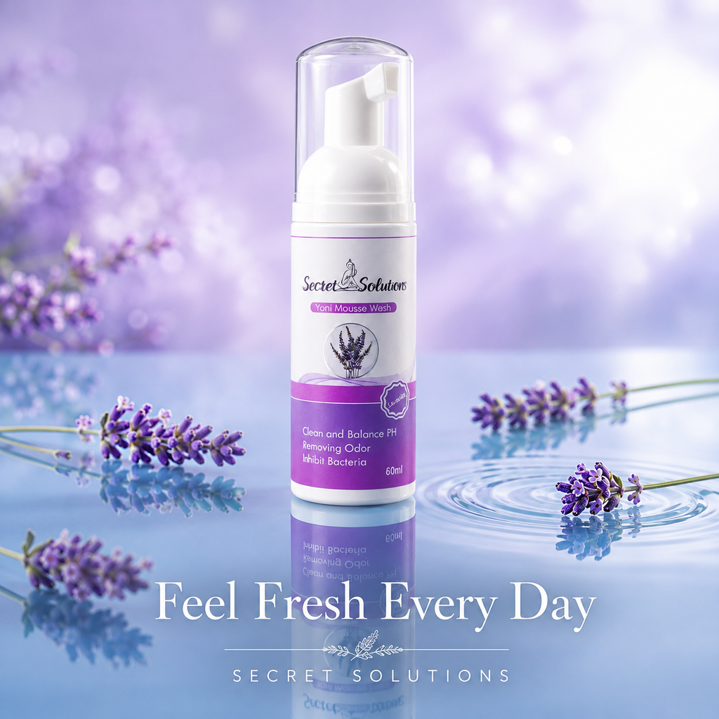 Lavender Yoni Mousse Wash –  USA Imported pH Balancing Feminine Hygiene Foam Cleanser