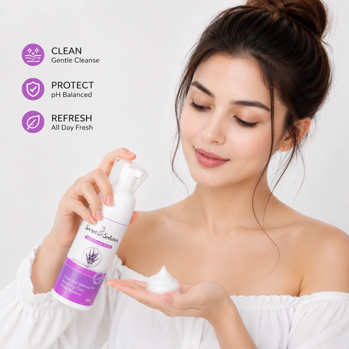 Lavender Yoni Mousse Wash –  USA Imported pH Balancing Feminine Hygiene Foam Cleanser