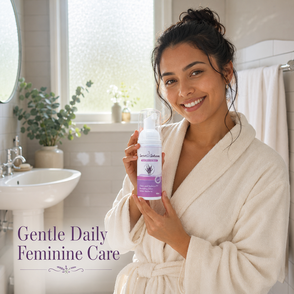 Lavender Yoni Mousse Wash –  USA Imported pH Balancing Feminine Hygiene Foam Cleanser
