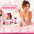 Breast Enhancement & Firming Care Kit – Cream, Lotion & Drops – Enhances Breast & Reduces Sagging – USA Imported