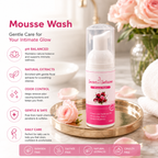 Rose Yoni Mousse Wash –  USA Imported pH Balancing Feminine Hygiene Foam Cleanser