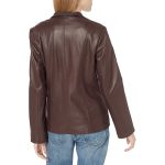 Women’s Leather Jacket – Stylish Biker & Casual Outerwear in Beige, Black, Blue & Brown, Perfect for Everyday Wear and Trendy Looks - Image 3