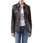 Women’s Leather Blazer Jacket - Image 6