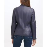 Women’s Leather Jacket – Stylish Biker & Casual Outerwear in Beige, Black, Blue & Brown, Perfect for Everyday Wear and Trendy Looks - Image 6